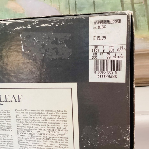 Vintage Cloverleaf Traditional Table Mats Cottages Set Of 6 England Cottagecore - Picture 6 of 15